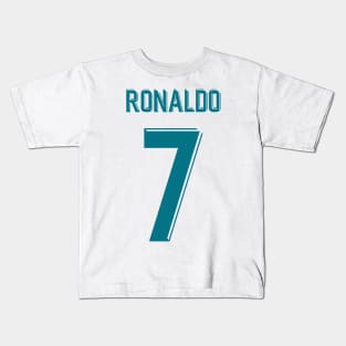 Christiano Ronaldo Madrid Home Jersey 2018 Kids T-Shirt